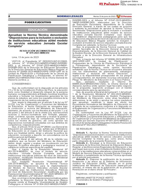 Aprueban la Norma Técnica denominada “Disposiciones  .